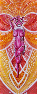 Divine Empress Original Canvas 8"x20